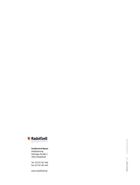 Flächenutzungsplan 2015 - Radolfzell