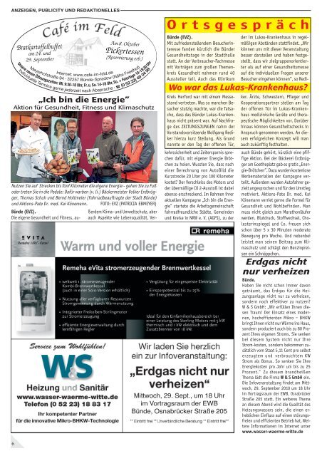 Ausgabe 09/2010 zum Herunterladen - Extrablatt vom Zeitungsjungen