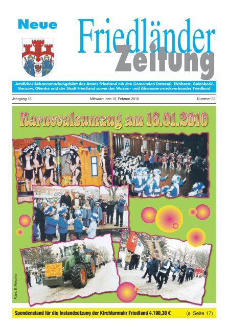 Zeitung - Stadt Friedland