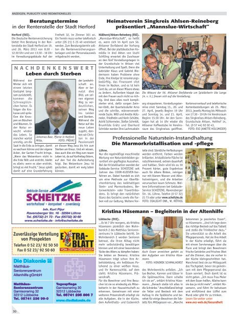 Kreis März 2013 - Extrablatt vom Zeitungsjungen