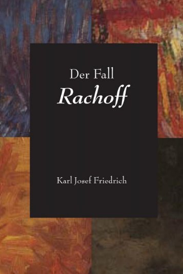 Der Fall Rachoff - Eine wahre Geschichte - Plough