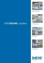 Hallen-/Meisterbüros Trennwandsysteme Stahlbaubühnen ...