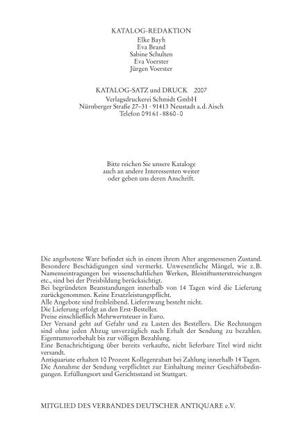 Katalog 32 Voerster-6-ind2.indd - J. Voerster - Antiquariat für Musik ...