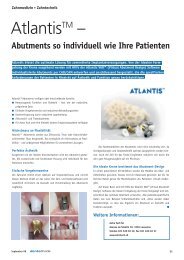 AtlantisTM – - Dentalinside CH