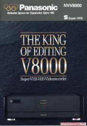 Page 1 NV-V8000 s Super-VHS SuperVHS-HiFiÄfideorecorder ...