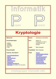 Kryptologie - Informatik