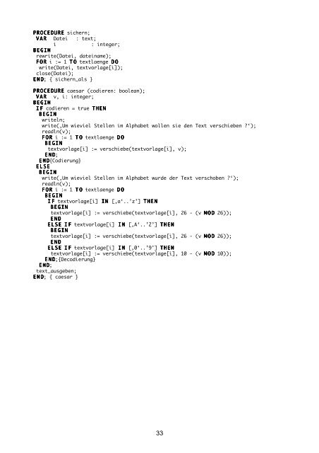 Kryptologie - Informatik