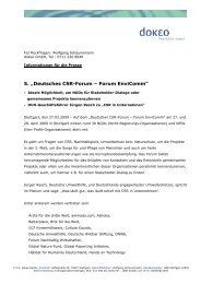 5. „Deutsches CSR-Forum – Forum EnviComm“