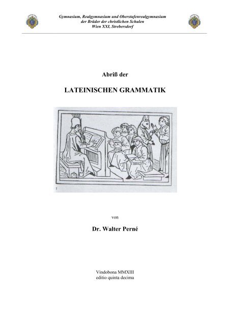 pdf-File - Dr. Walter Perné - Materialien zum Lateinunterricht