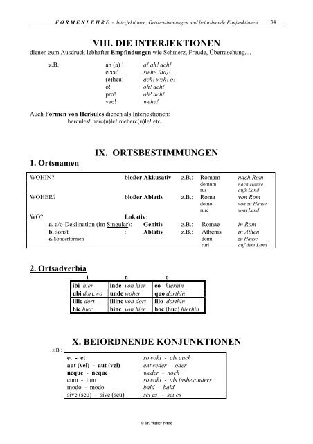 pdf-File - Dr. Walter Perné - Materialien zum Lateinunterricht