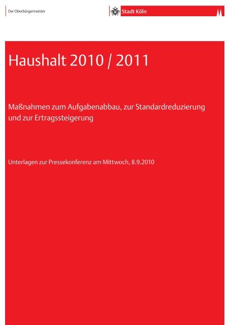 Haushaltszahlen und Gewerbesteuer