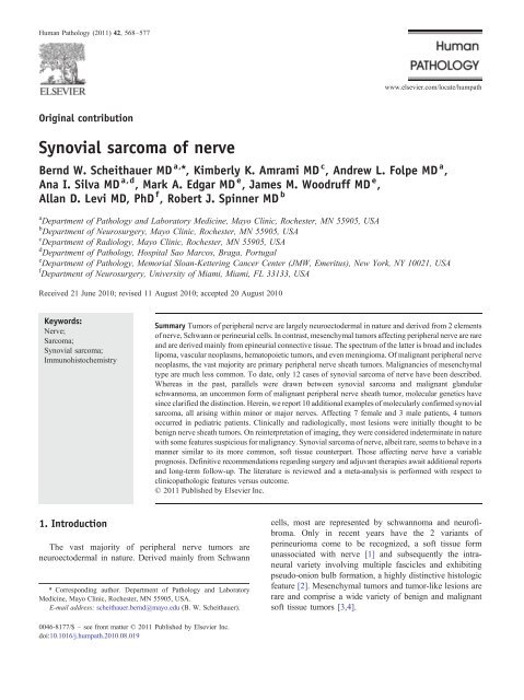 Synovial sarcoma of nerve.pdf