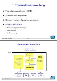 Transaktionsverwaltung, Integritätskontrolle