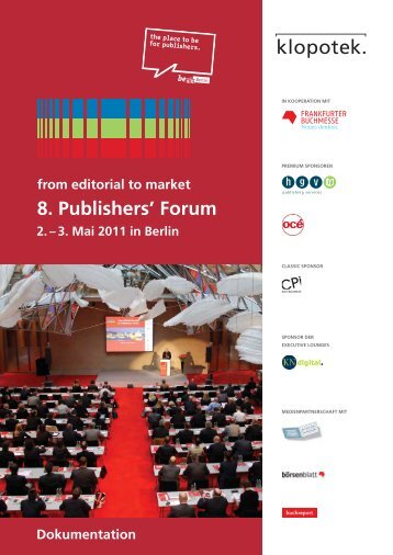 de - Publishers' Forum 2013