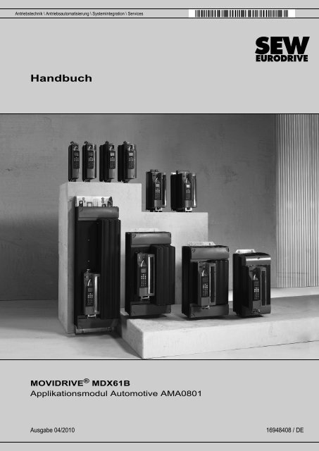 MOVIDRIVE® MDX61B Applikationsmodul ... - SEW Eurodrive