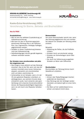 Kasko-Extra-Versicherung - R+V Versicherung