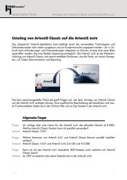 Umstieg von ArtemiS Classic auf die ArtemiS SUITE - HEAD acoustics
