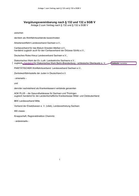 2. Entwurf Vergütungsvereinbarung SGB V - PARITÄTISCHEN ...