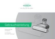 Gebrauchsanleitung - Vorwerk