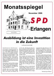 Monatsspiegel - SPD Erlangen