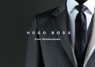 Unser Verhaltenskodex - HUGO BOSS AG