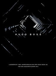 Press Information Hugo Boss Celebrates Debut Hugo Boss Ag