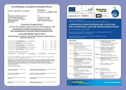 Programm und Anmeldebogen - Sonneberg