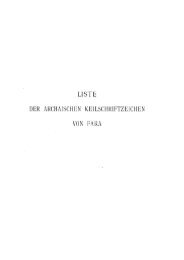 LISTE DER ARCHAISCHEN KEILSCHRIFTZEICHEN VON FARA