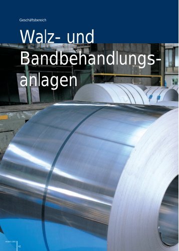 Walz- und Bandbehandlungs- anlagen - Andritz