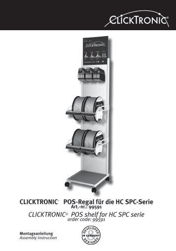 CLICKTRONIC® POS-Regal für die HC SPC-Serie ... - Wentronic
