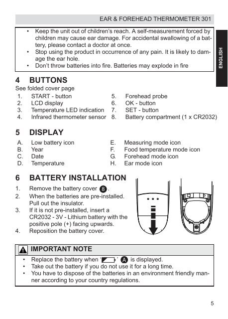 HL_Ear & Forehead Thermometer 301 D106.book - Fonq.nl