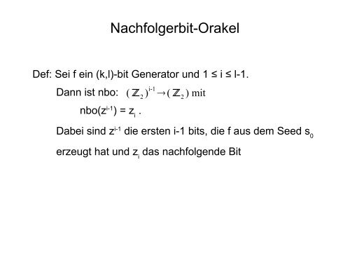 Erzeugung von Pseudozufallszahlen