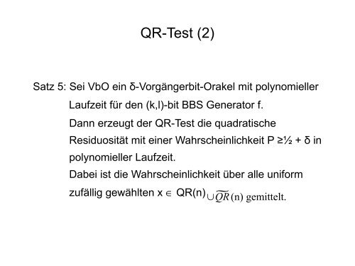 Erzeugung von Pseudozufallszahlen