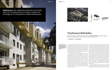 Treehouses Bebelallee - Bauwelt