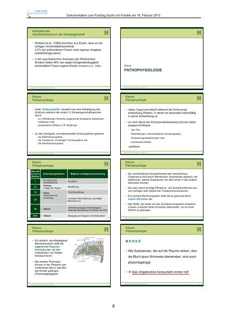 Dokumentation Fachtag „Sucht und Familie“ - Agethur