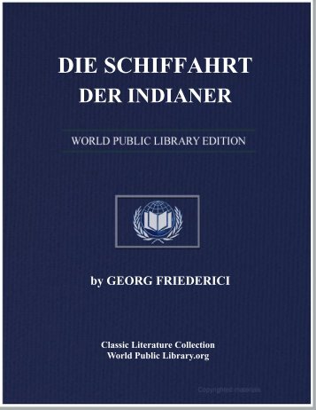 DIE SCHIFFAHRT DER INDIANER - World eBook Library