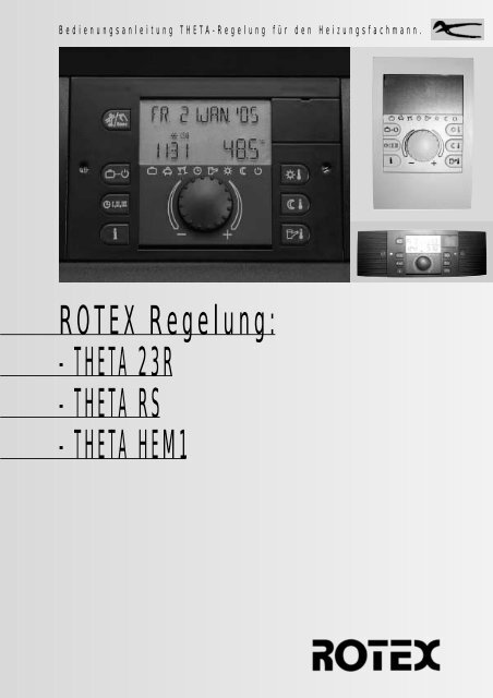 ROTEX Regelung: - THETA 23R - ROTEX Heating Systems GmbH