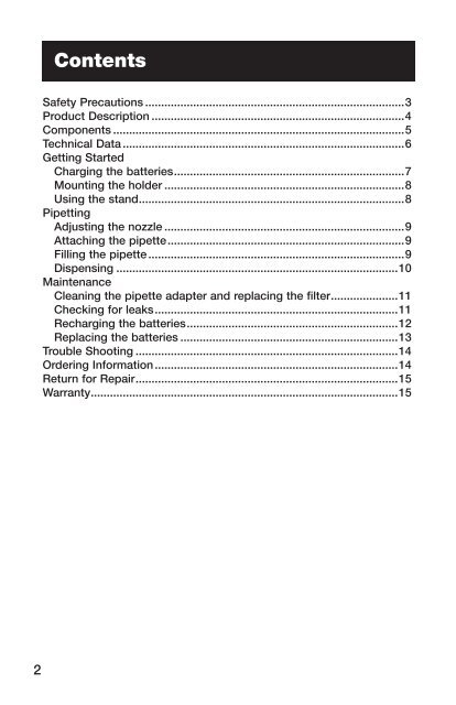 Instruction Manual ..............2 Manuel d ... - Wolf Laboratories