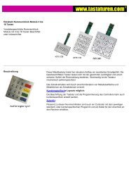 Seite: Edelstahl Nummernblock Module 3 bis 16 Tasten