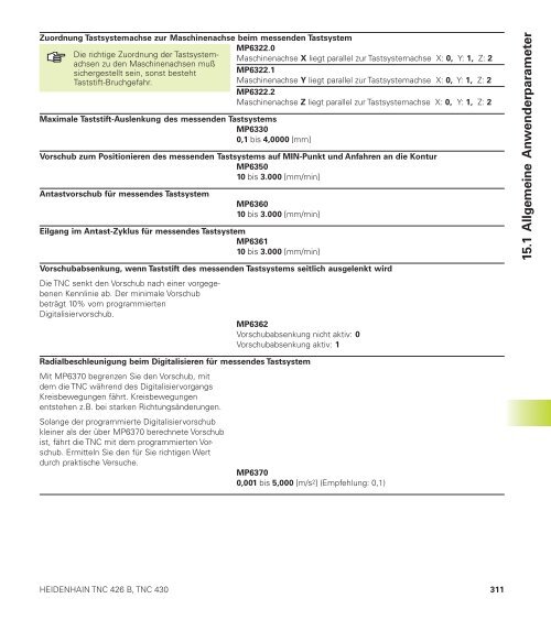 TNC 426B TNC 430 - heidenhain