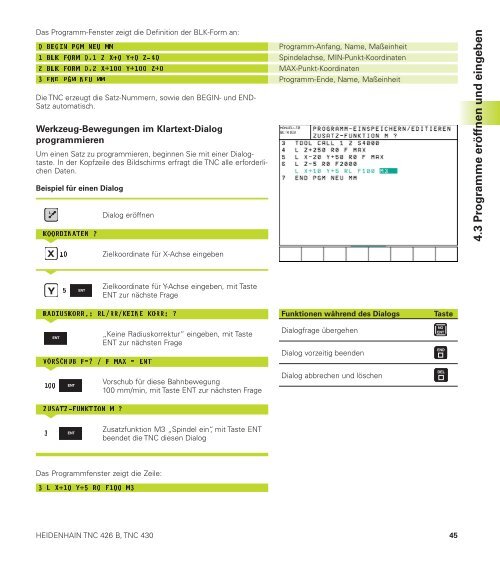 TNC 426B TNC 430 - heidenhain