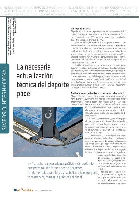 Revista de Pádel Oficial - Nº2