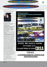 COO.S.P. COORDINAMENTO SINDACALE PENITENZIARIO