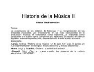 Historia de la Música II