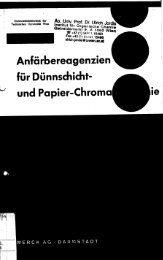 Anfärbereagenzien für Dünnschicht- und Papier-Chrom - Ulrich Jordis