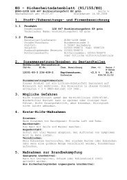 EG - Sicherheitsdatenblatt (91/155/EG) - Ploberger