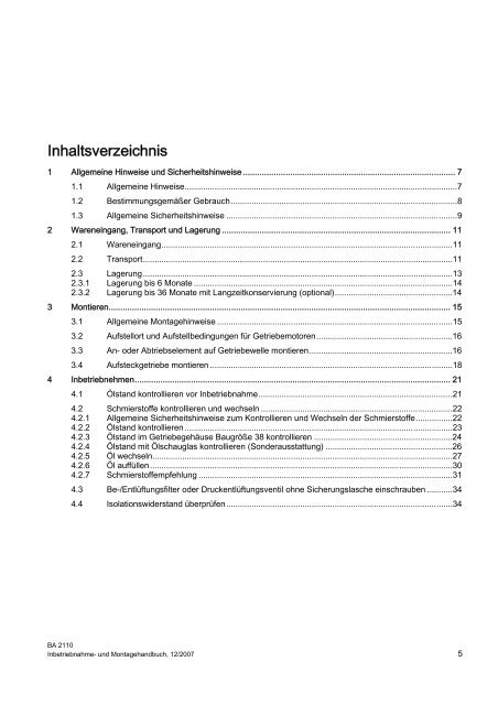 GEARED MOTORS