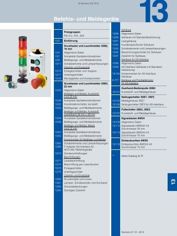 Katalog IC 10 2013, Kapitel 13