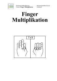 Finger Multiplikation - SwissEduc.ch