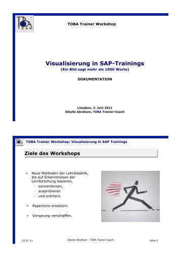 TTT: Visualisierung in SAP-Trainings - TOBA